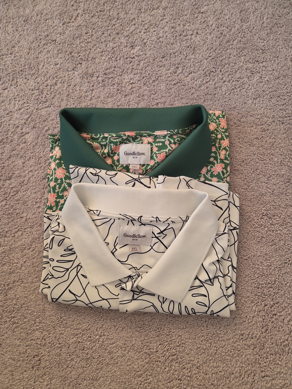 Goodfellow & Co Men's Polo Shirt Size 3XL Bundle Lot of 2 Pre Owned EUC